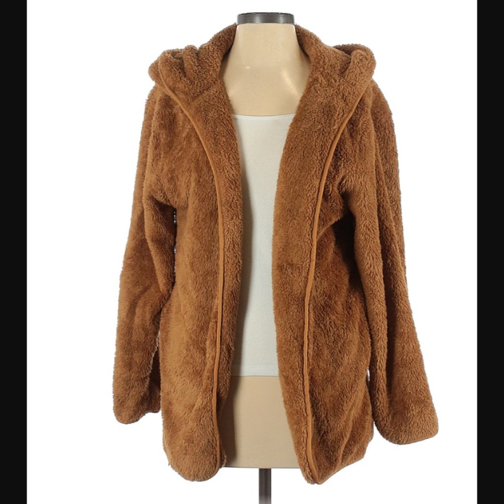 Sunday Best Cozy Teddy Jacket Open Cardigan